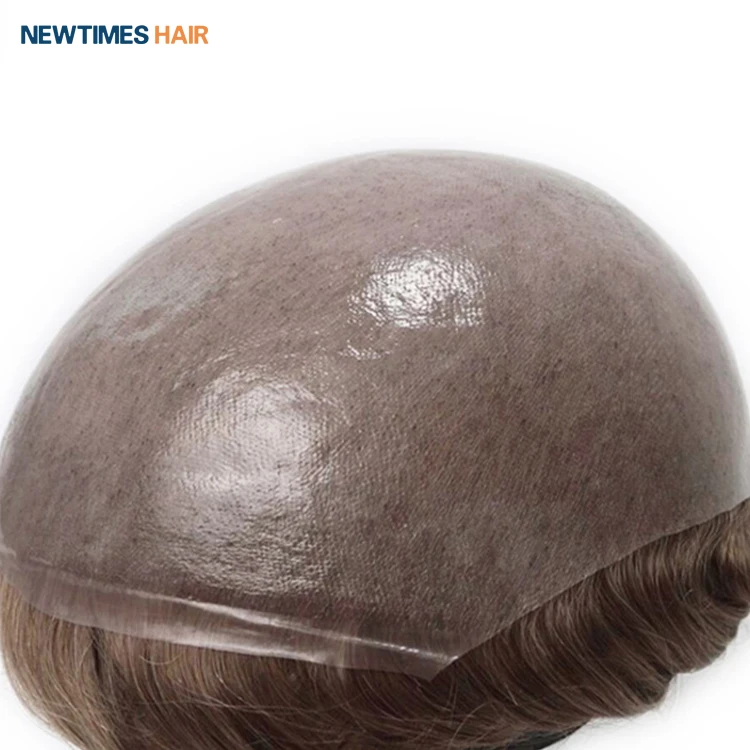  HS1 newtimeshair в наличии супер тонкая кожа ПУ мужские человеческие волосы накладные сменные системы для