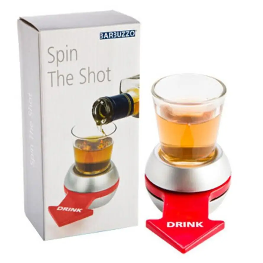 
Spin the Shot Drinking Game Turntable Roulette Glass Spin Fun Party Toys For Adult 