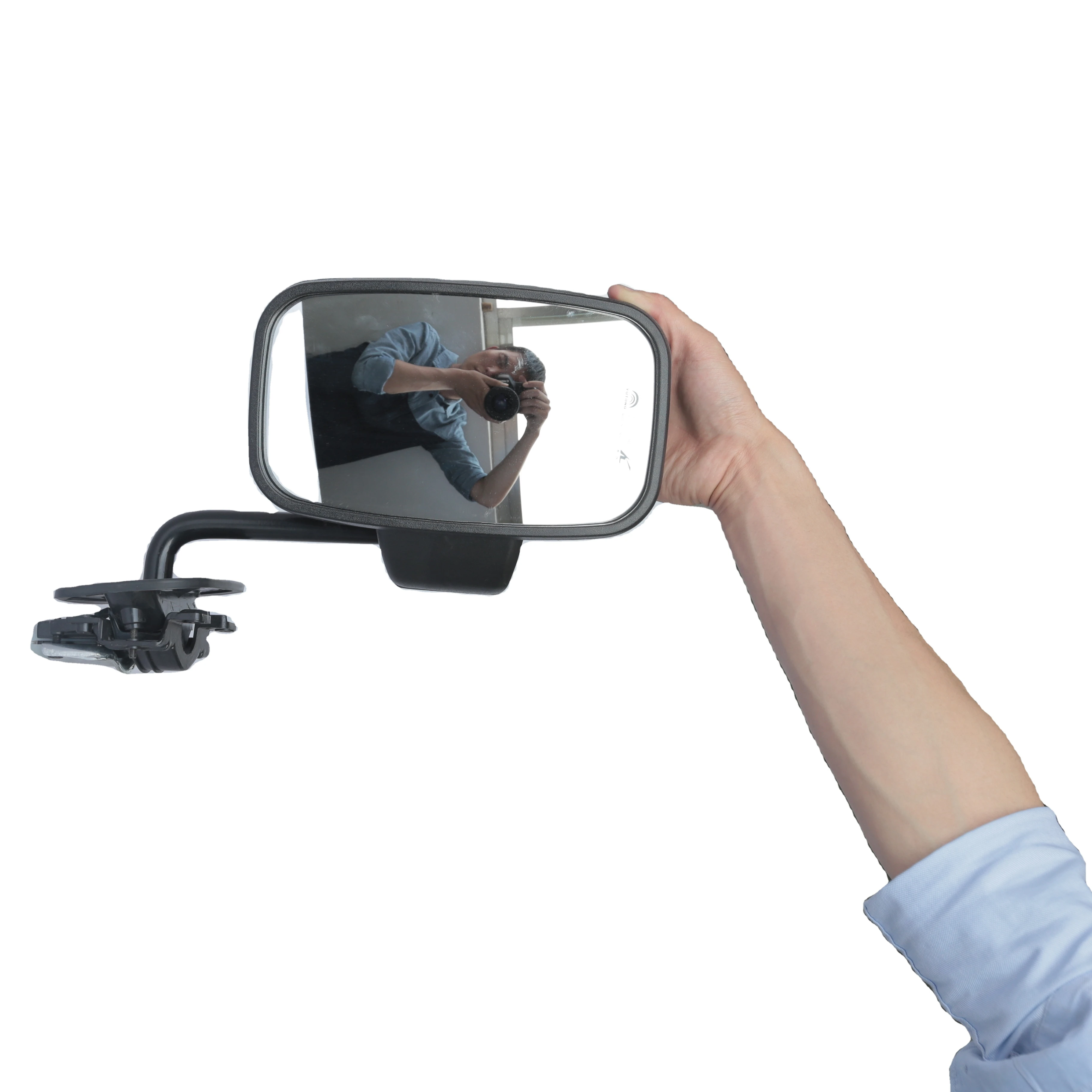 Factory Hot Sales Auto Parts Bus  luxury bus side mirror all black kw93 for JAC bus Benz BYD Asia Star Rear View Mirror