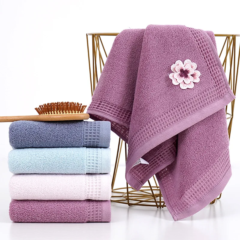 Amazon Select Supplier Hilton High Quality microfiber Soild Towel Cotton thickened bath beach Custom Towels