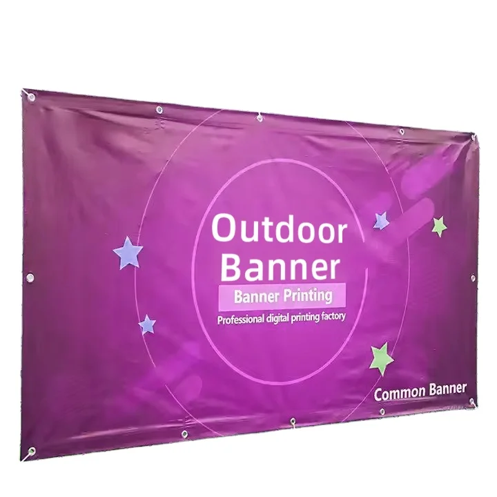 custom large banner personalized trade show mesh outdoor promotional street flex advertising vinyl banner printing service