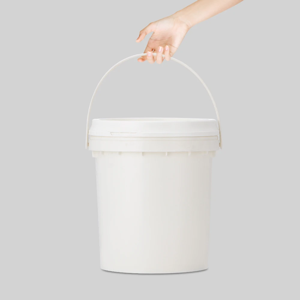 lowest price portable handles 3 liter plastic black white blue yellow pink green colored custom bucket with lids