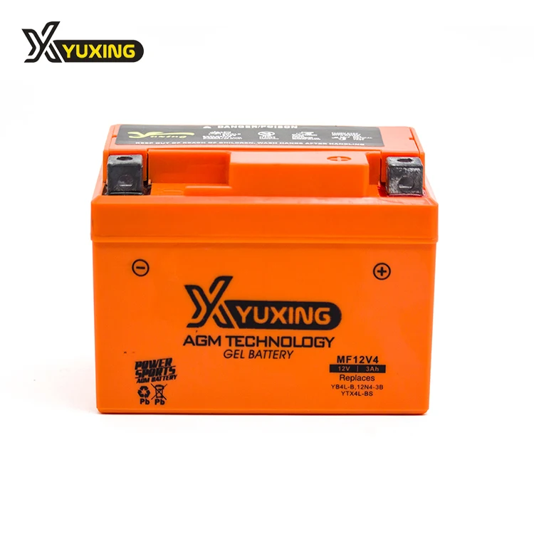 MF12V4 Motorcycle Parts Maintenance-Free Lead Acid Rechargeable Motorcycle Battery