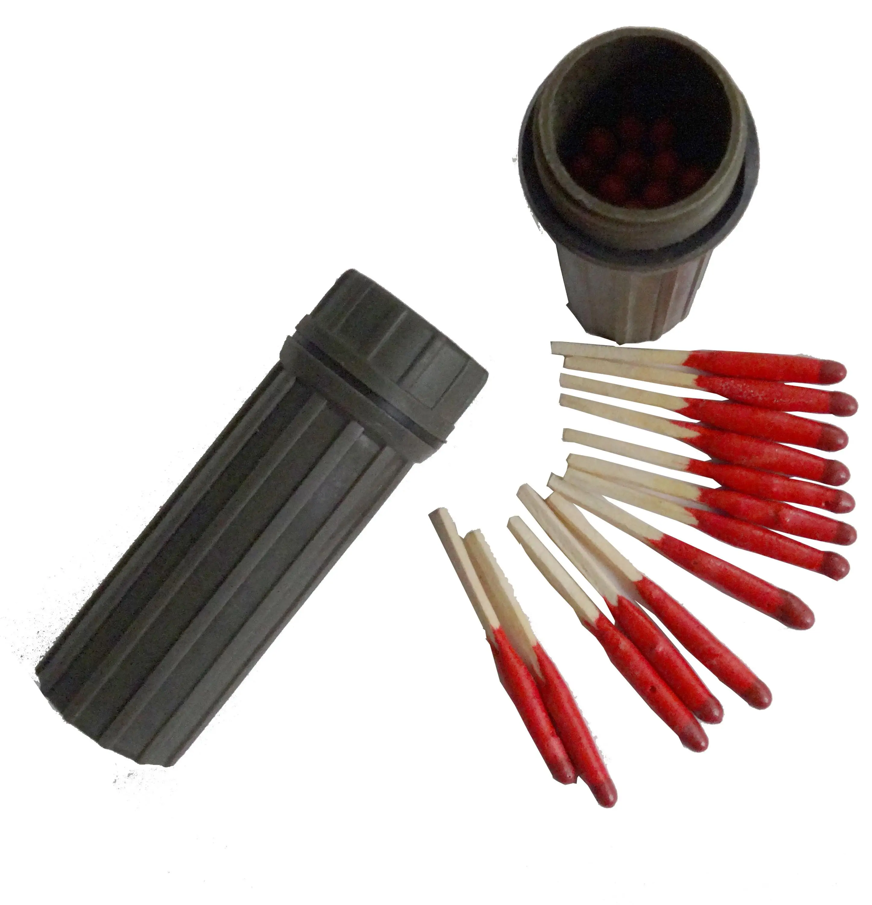 smoking match with non-flaming