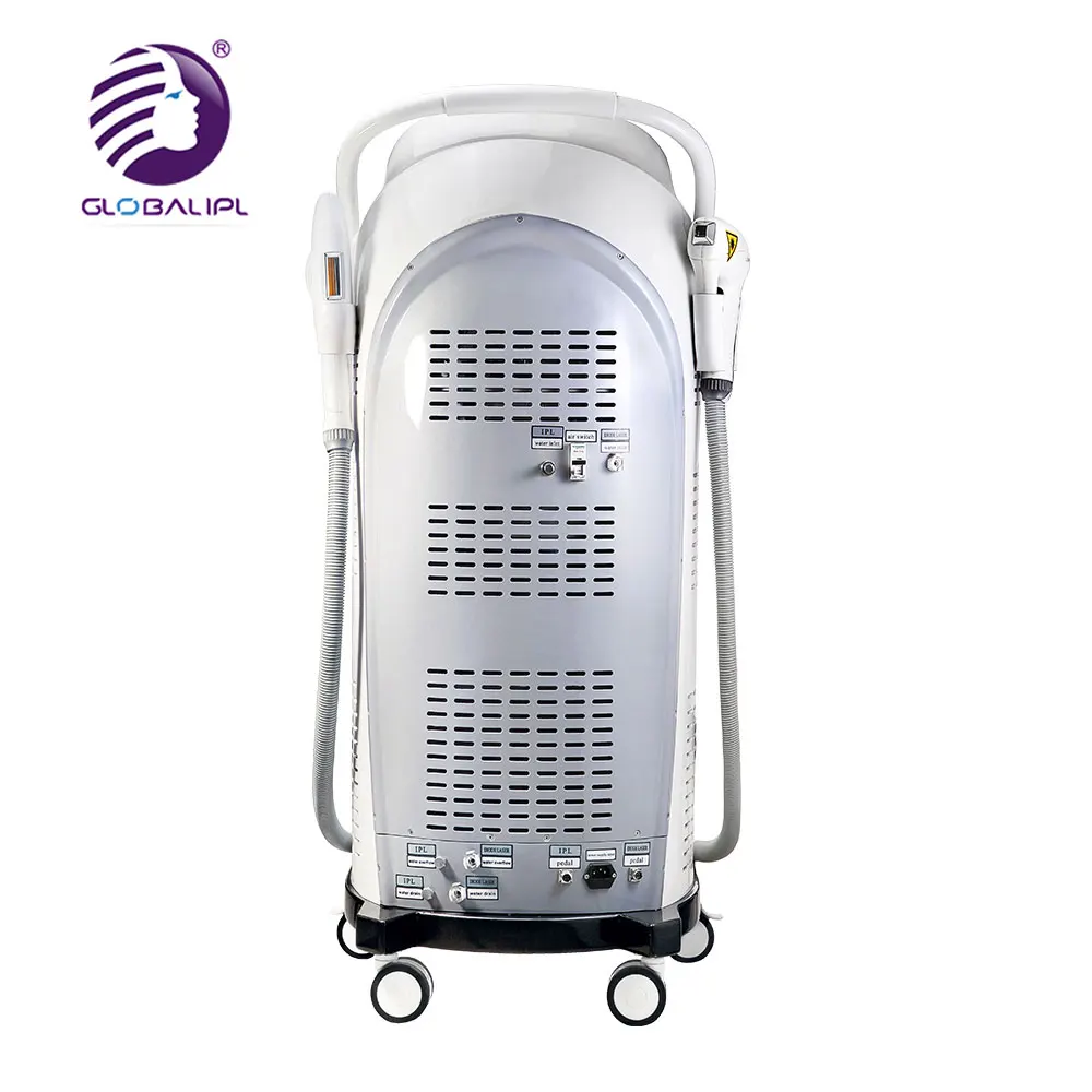 Vertical hair removal machine laser epilator ipl and diode laser machine