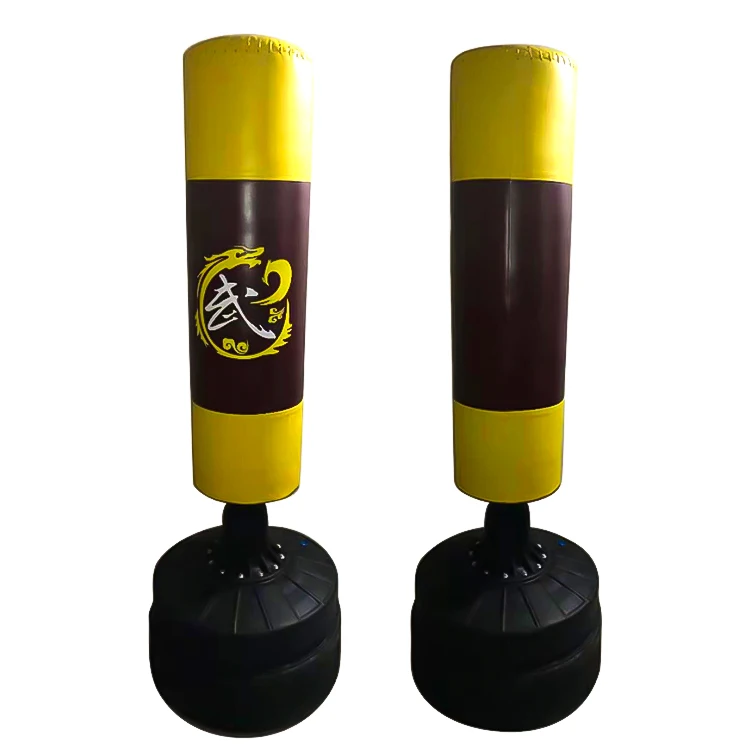 Free Standing Kick Boxing Punching Sand Bag with Water Filling Made of PU Gym Equipment