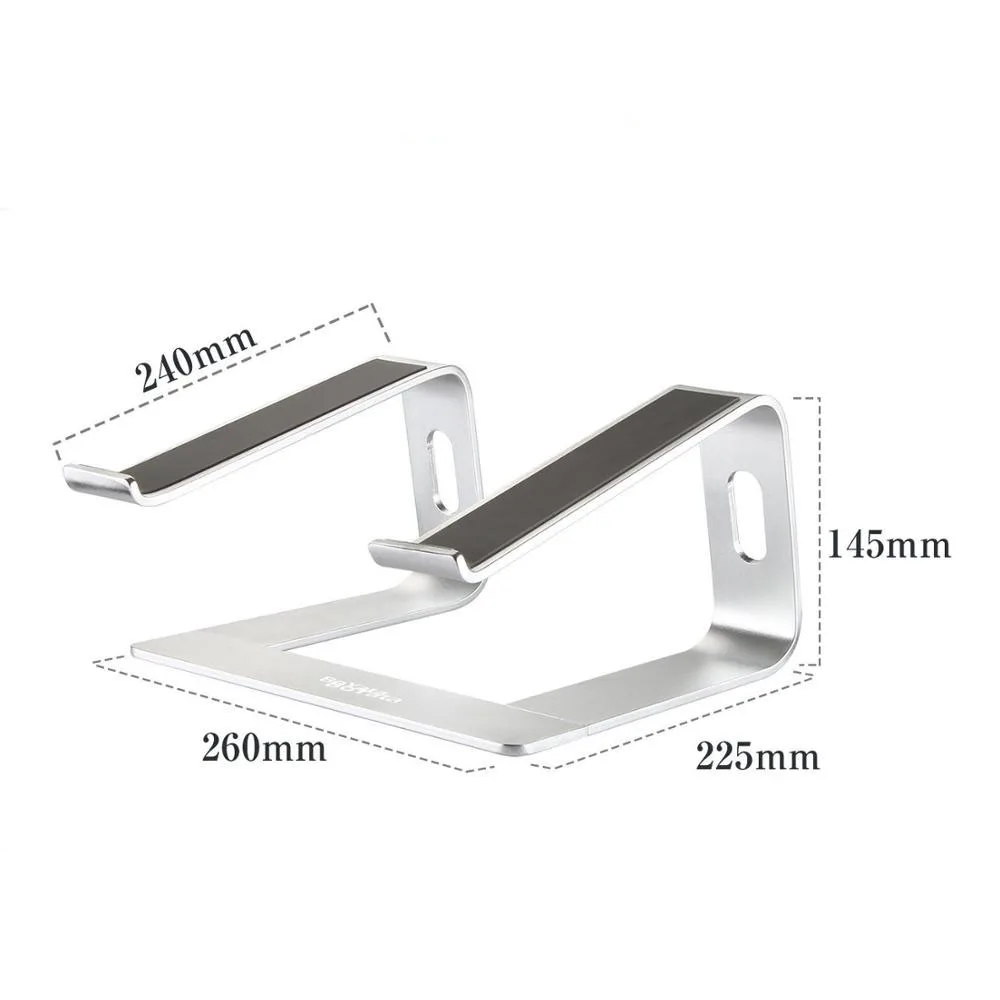 Simple and practical foldable aluminum laptop stand