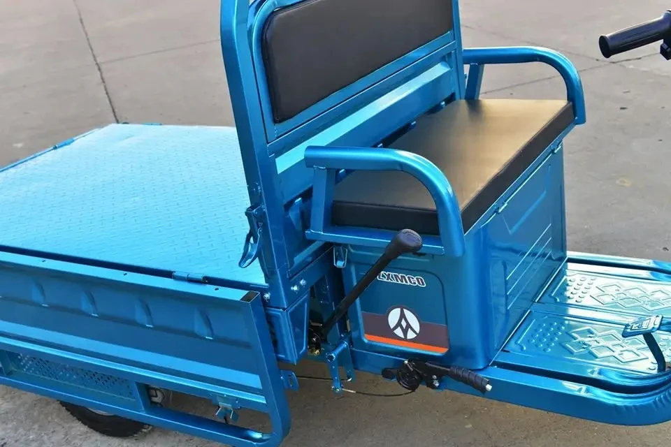 Powerfull 800W/1000W/1200W Tricycle Adult Electric Cargo Bike Trikes  Motored electric tricycle cargo Open