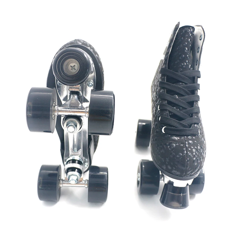 Cheap Quad Adult Roller Skating Shoes Sliding Free Skate in Skating Rink