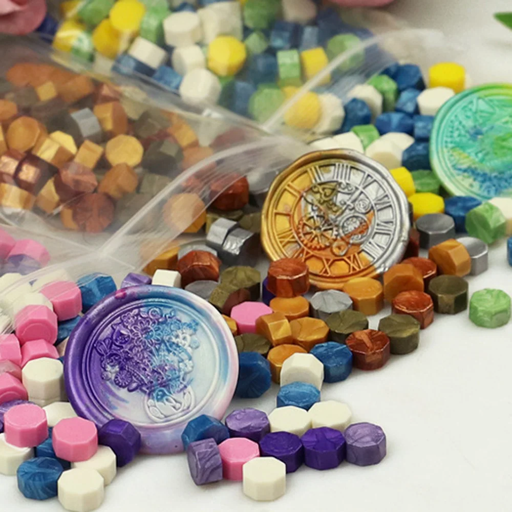 100pcs/lot Vintage Handmade Stamp Wax Tablet Pill Beads For Envelope Party Wedding Invitation Stamping Diy Christmas Sealing Wax