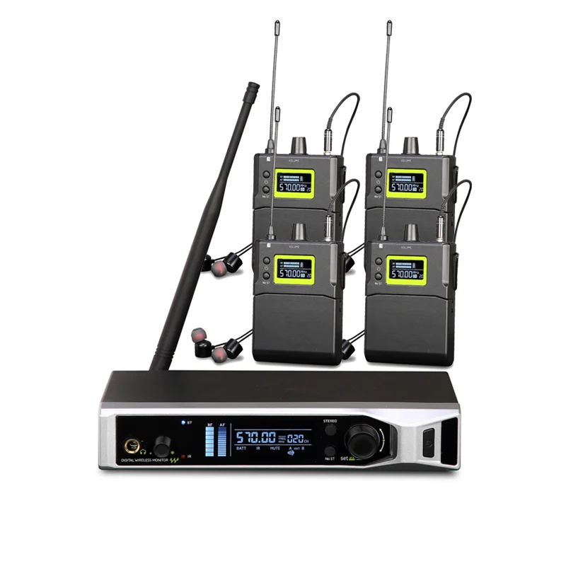 SENBORAN WM1000 Multiple Receiver Custom Professional Personal  UHF Stereo in Ear Monitor System