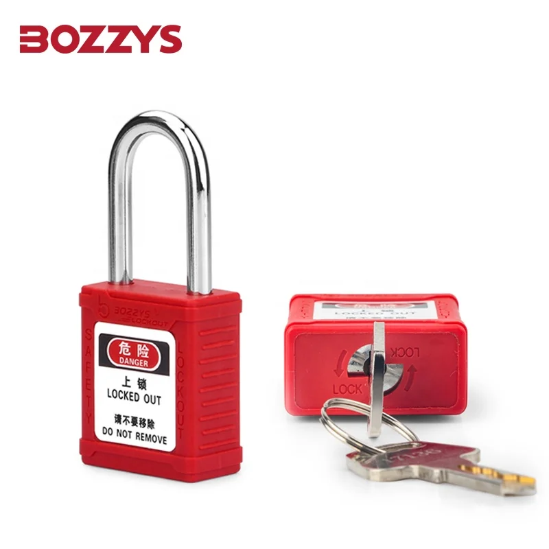 BOZZYS 38MM Keyed Alike Lockout Tagout Padlocks with Master Key