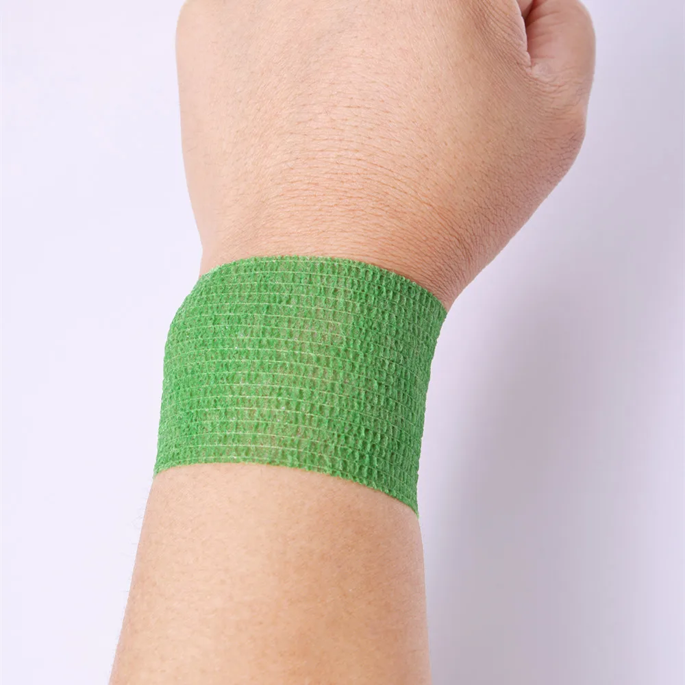 SJ Self Adhesive Wrap Bandages Bulk Breathable Athletic Tape Self Adherent Soaker Pad Cohesive Tape