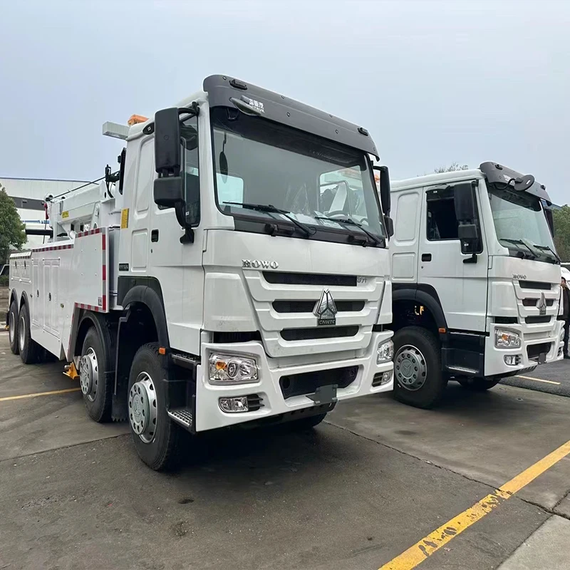 Производитель SINOTRUK HOWO 8x4 RHD 60T самовосстановительный грузовик дорожно-транспортное происшествие аварийный автовоз транспортный эвакуатор