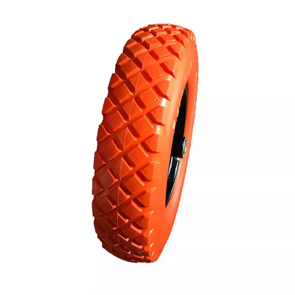 16x400-8 плоская полиуретановая шина 16 дюймов для инвалидной коляски/тачки/ручной