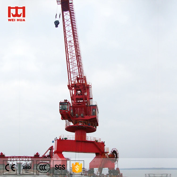 Mobile 5-50 Tons Four-link Type Portal Harbour Crane