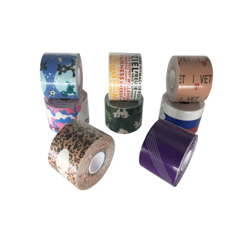 
New tmax kinesiology tape fashion sport tape with custom logo print 