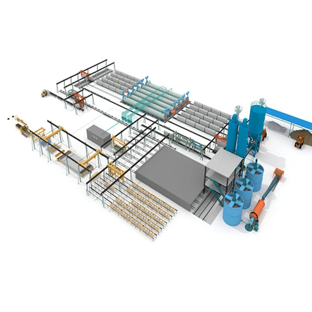 Factory price autoclaved aerated concrete (AAC) equipment