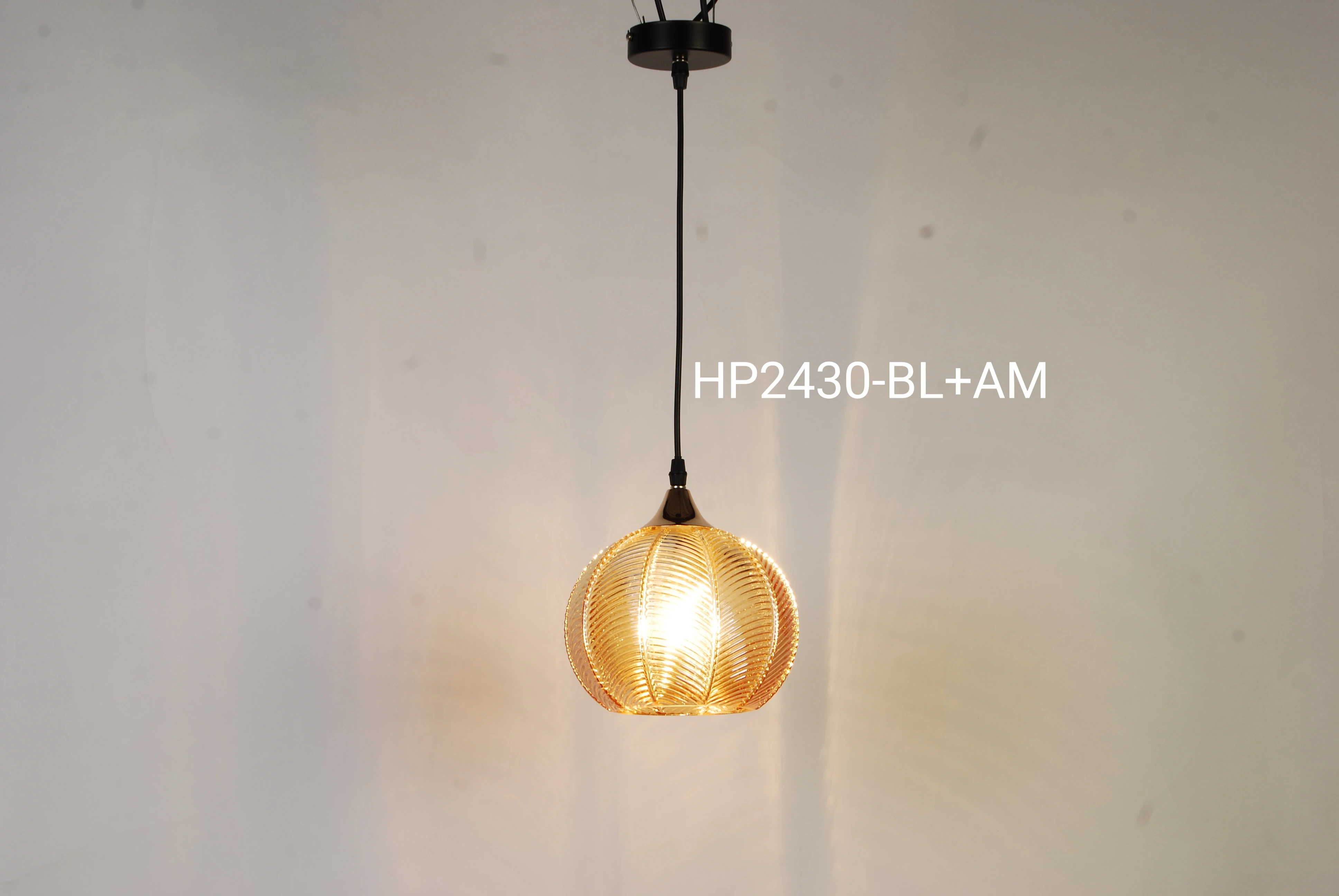 Glass Balles Pendant Light G9 Bulbs Luxury Restaurant Lamp