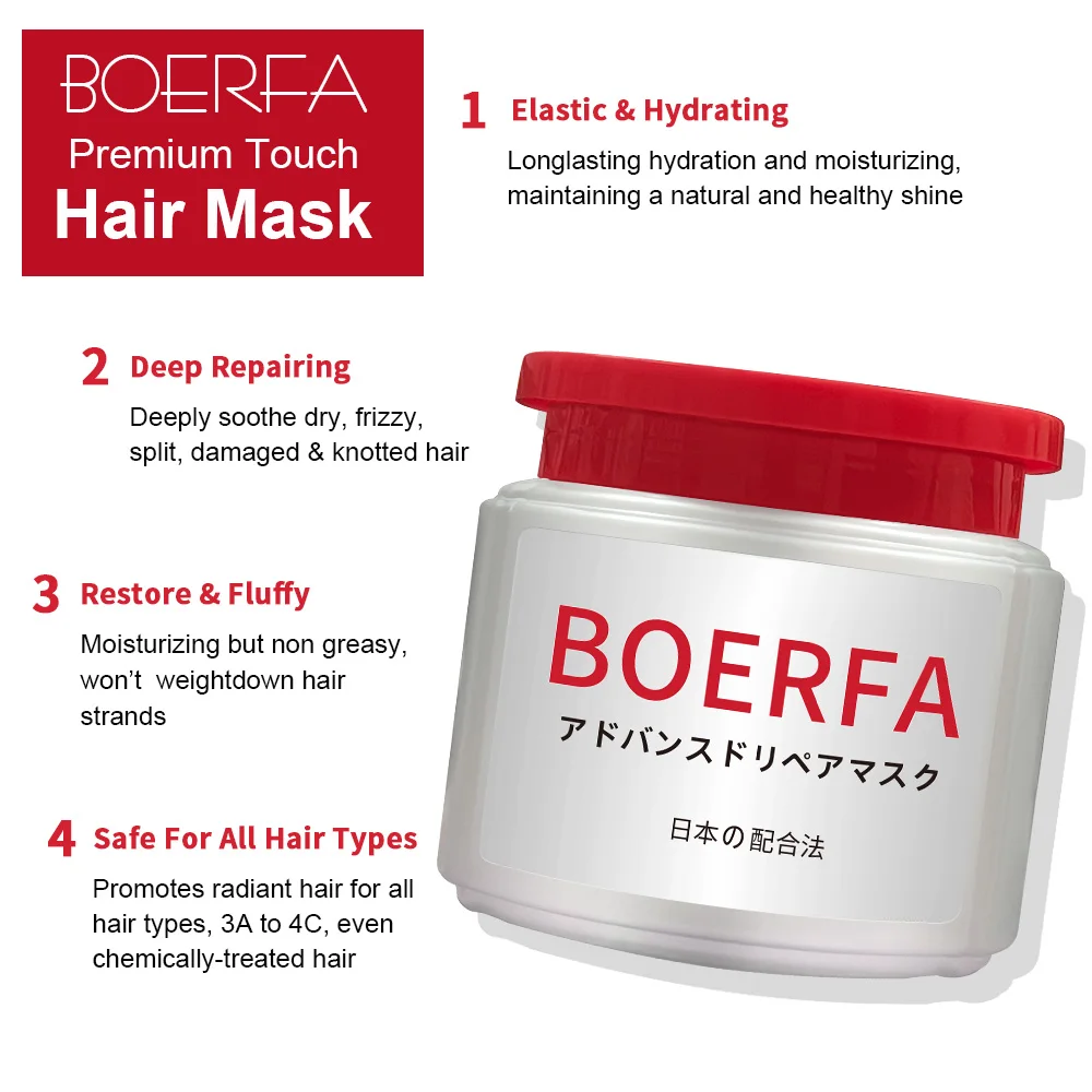 Best Natural Bio Keratin Thickness Deep Conditioning Hair Growth Mask for Dry and Damaged Hair
