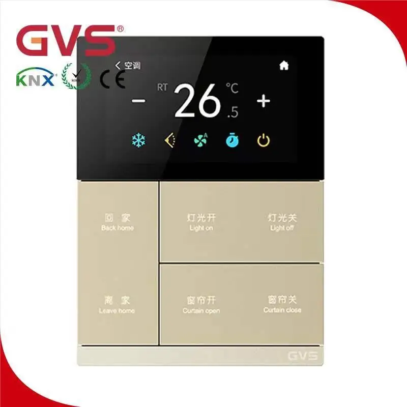 2022 Guangzhou Video Star GVS K-bus EIB KNX  Zigbee Home Automation Gateway Touch Screen Controller Smart Home Automation System