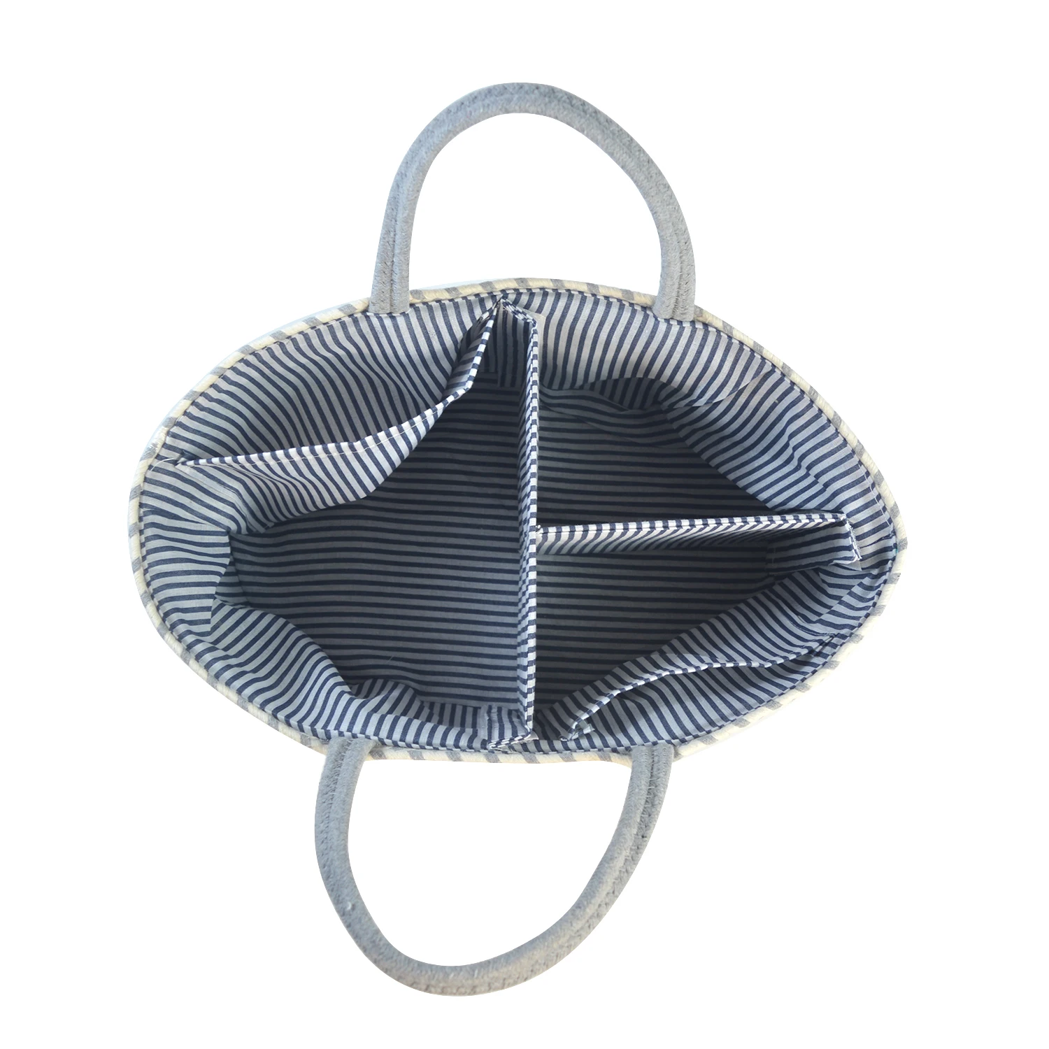 KUYUE Baby Rope Diaper Caddy - Nursery Storage Bin and Car Organizer Storage Boxes & Bins Foldable Opp Bag Clothing Organizer