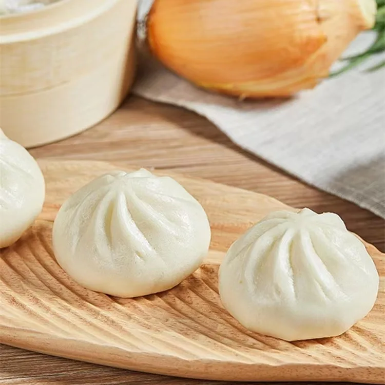 Wholesale convenient frozen fast food delicious steamed stuffed bun with mushroom filling