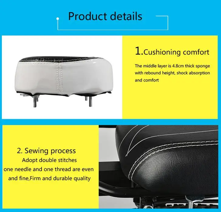 2021 Best Selling Mountain Bike Rear Seat child safety seat Electric Car Cushion Seat Cushion