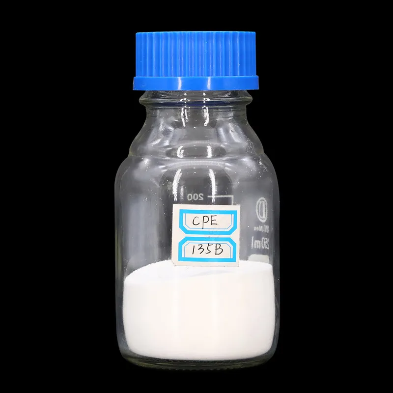 Cpe 135b Chemical Raw Material Pvc Additive Impact Modifier Chlorinated Polyethylene Factory