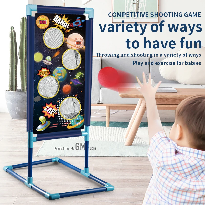 Foam Bullet Toy Gun For Two People Kids Shooting Game With Target Children Soft Bullet Shooting Competition Fun