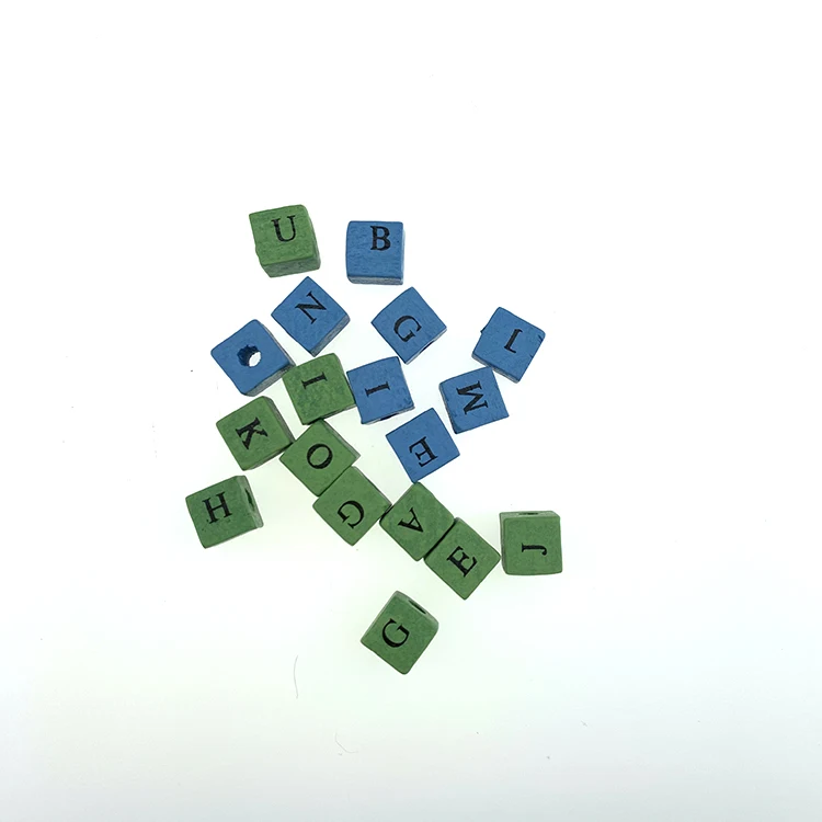 
China cheap size shaped pearls square alphabet 