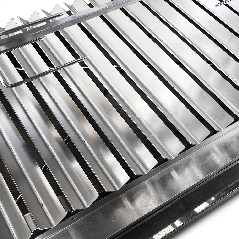 Charbon Chicken Roaster Built-In Brick BBQ Grill Stainless Steel Indoor Garden Arntinan Asador Gas/Oven Charcoal Smoker Metal