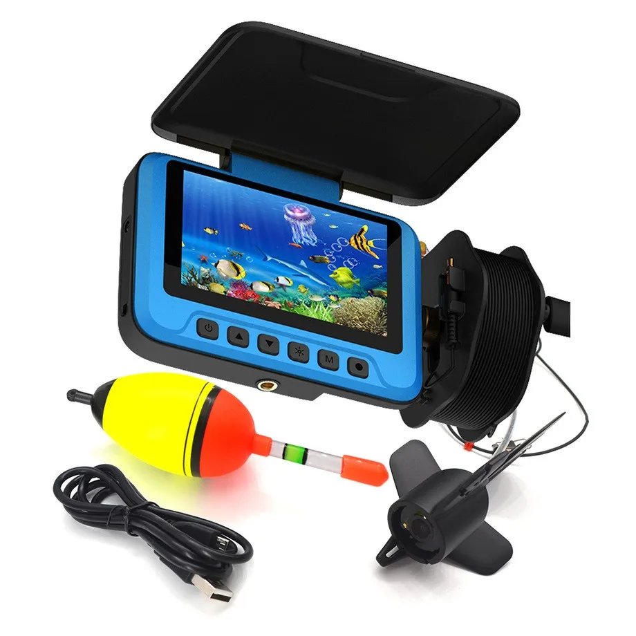 Hot sale 20m Underwater Deeper Fish Finder Fishing Video Camera Night Vision Underwater Fishing Camera with rechargeable battery