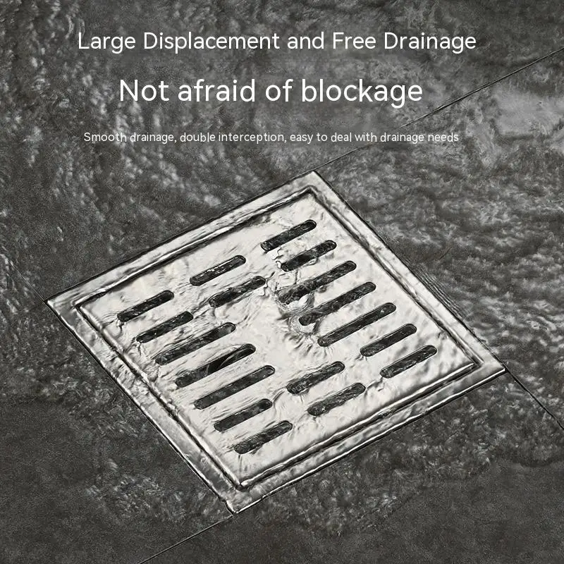 High quality hair catcher drainage backflow preventer anti-odor floor drain for bathroom