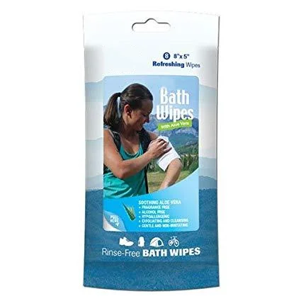 Private Label 10PCS Bath Use Organic Wipes Alcohol Free Body Cleansing Wipes