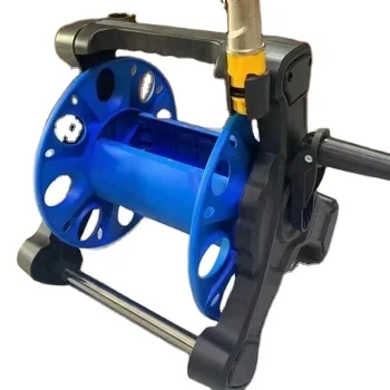 Water gun garden garden watering pipe winding flexible pipe water pipe storage rack water wheel tool