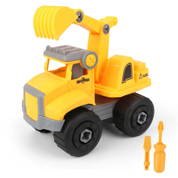 
Disassembly engineering diy truck toy puzzle educational excavator toys for kids 