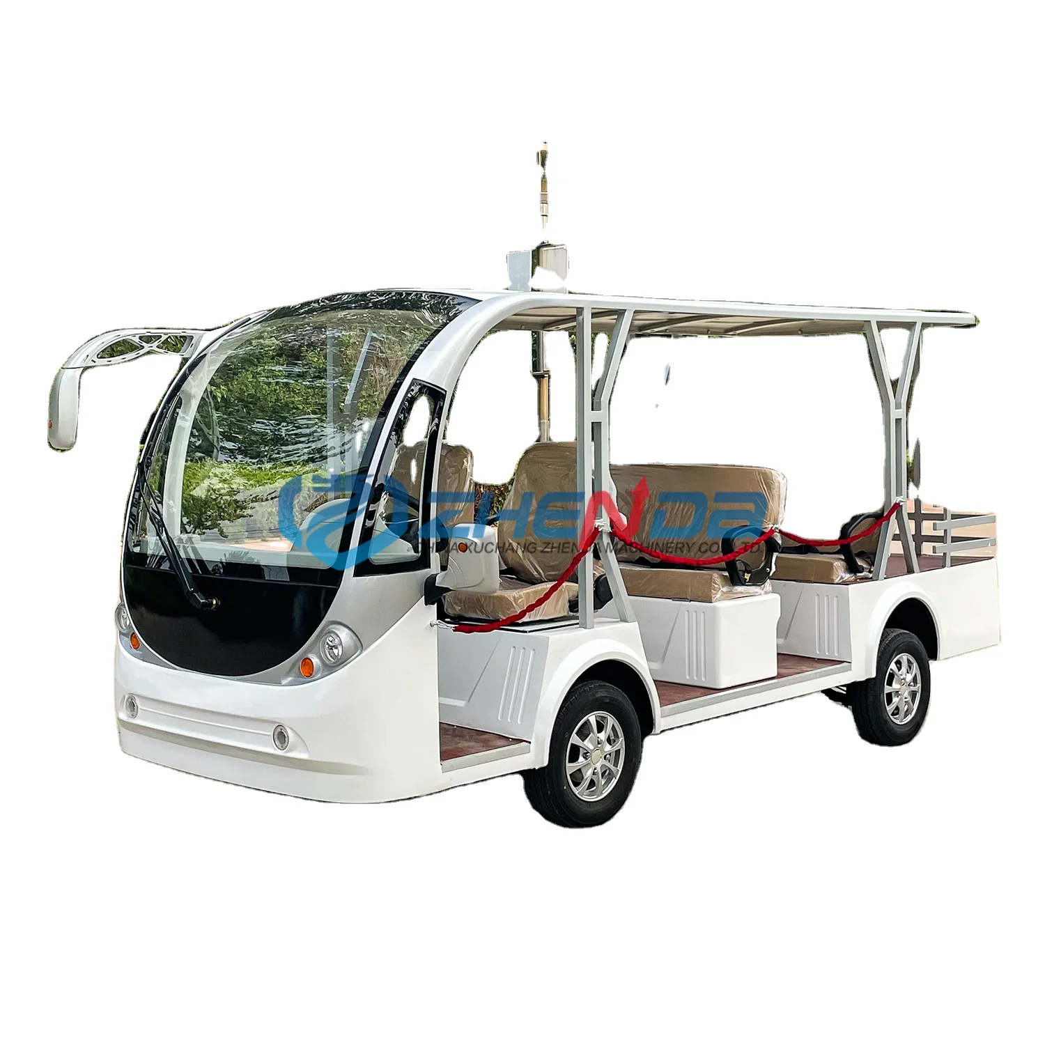 China Factory Directly Sale Luxury Tour Bus Battery Electric Transport Bus 8 Seater School City Bus for Business