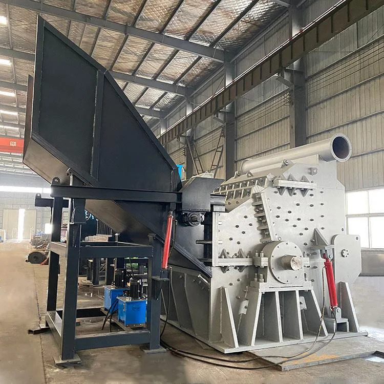 Dihai Scrap Vehicle Recycling Machine Car Body Bumper Engine Metal Shredder Waste Car Crusher