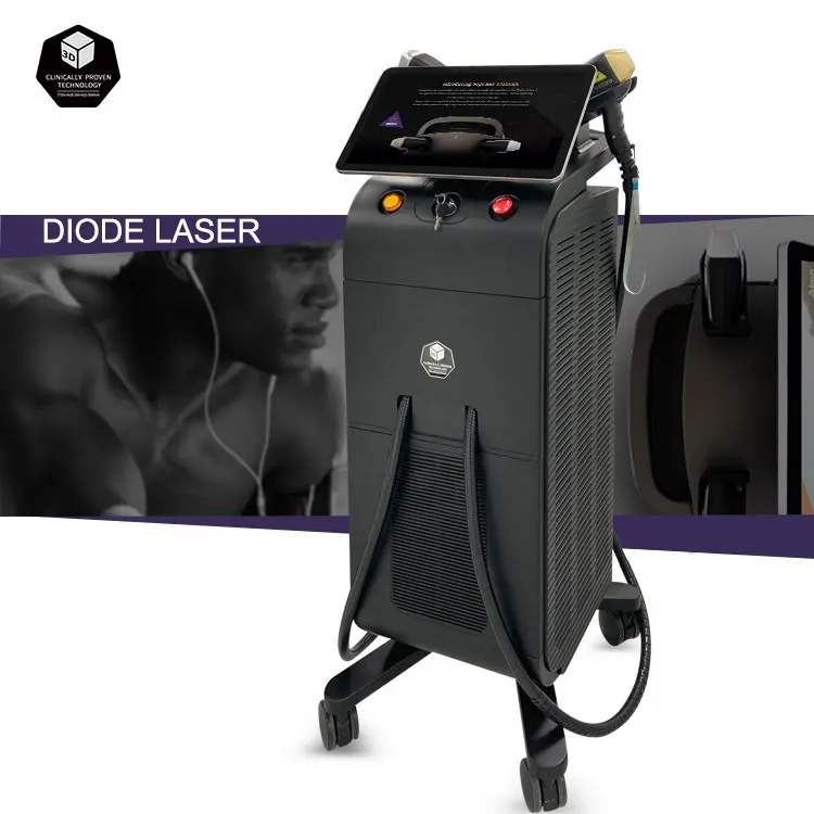 Diode Laser hair removal Ice Speed 755 808 1064 permanent 808 diode hair removal laser alexandrite diode laser 755 808 1064