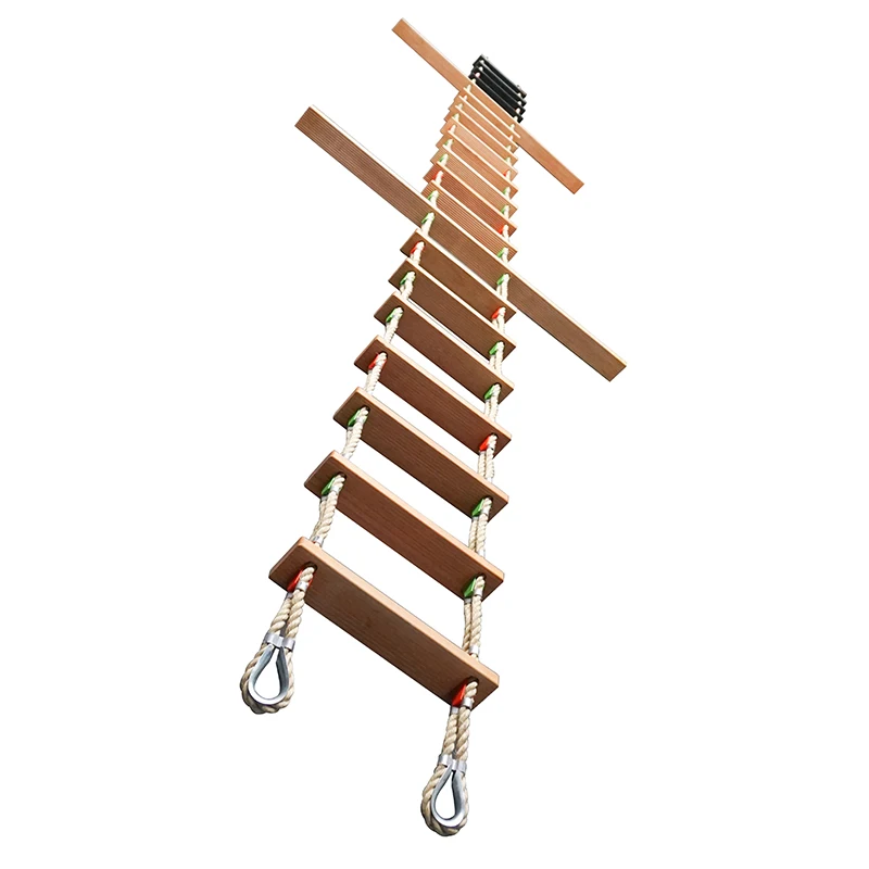 Marine Rope Ladder Easy Handling Marine Embarkation Safety Step Ladders Marine Rescue Equipment