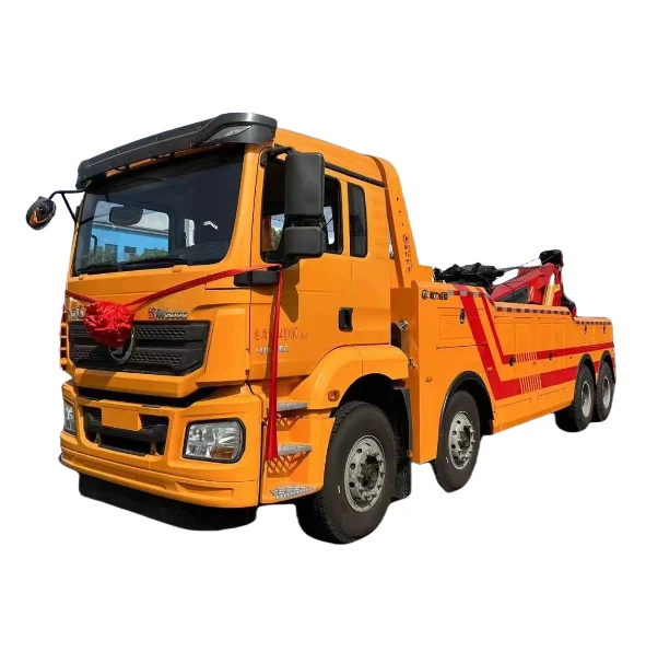 Factory Price Sinotruk Howo Heavy Duty 8x4 Wrecker Towing Truck with 80 Ton Hydraulic Crane Road Recovery Truck No reviews yet