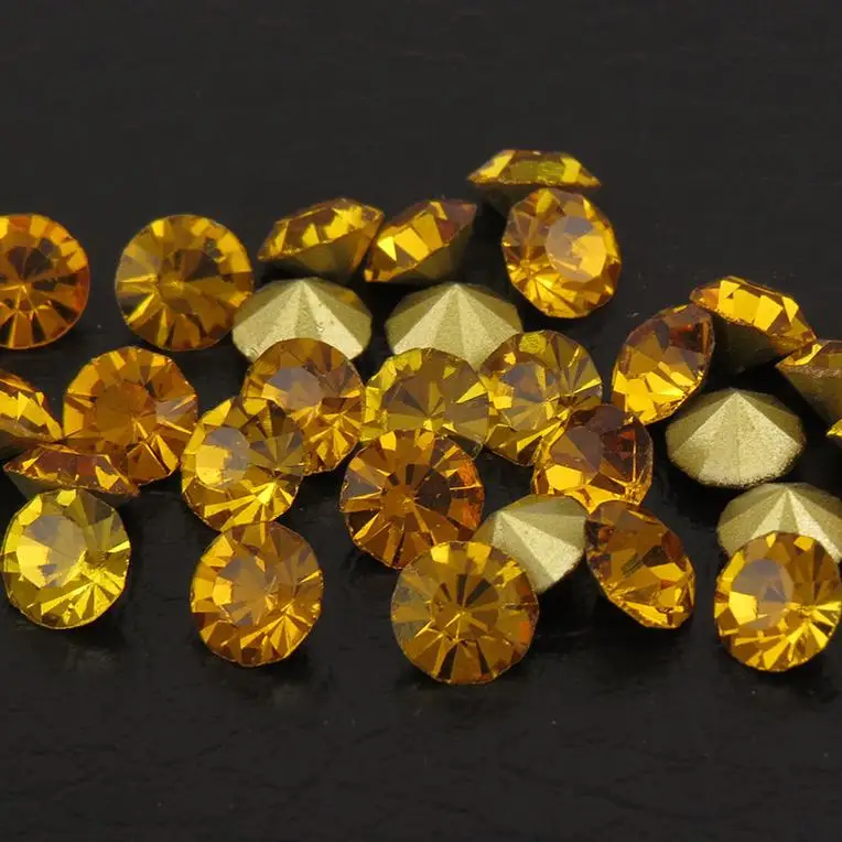 YALI Rough Diamond Dealers Nail Jelly Mixed Shape Trim For Sale Bulk Dress Wholesale Flatback Mesh Fabric Mix Non Hotfix Diamond