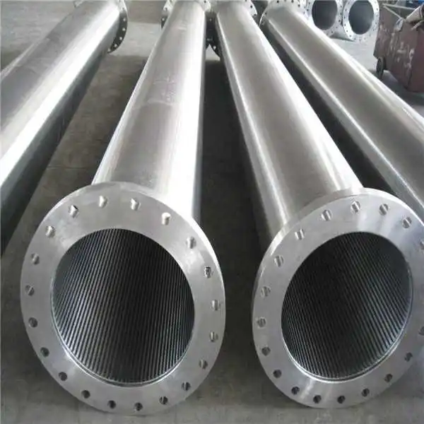 24 inches Johnson Screens/Wedge wire screen pipe with flange ends