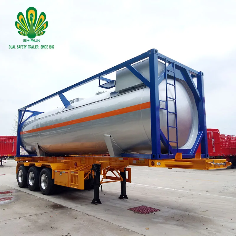 Flexible and convenient ASME T50 T75 iso tank container can be used to transport a variety of media