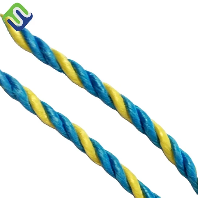 UV Treated Australian 3 Strand Polypropylene Split Film Rope 6 mm