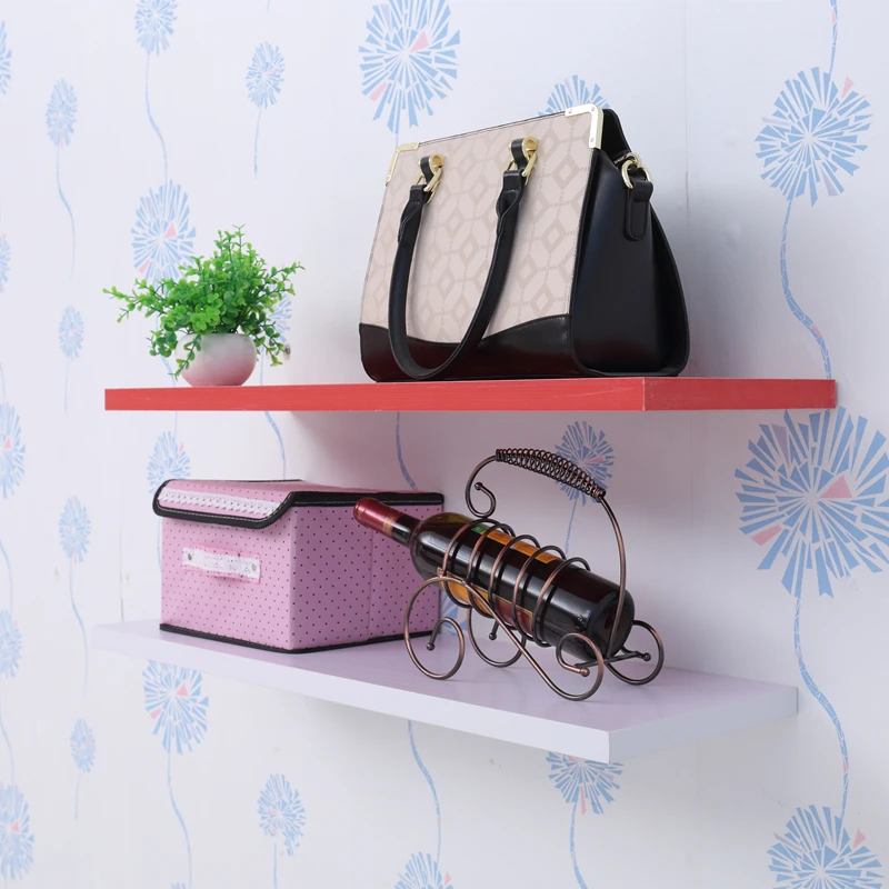 New Hudson High Gloss Floating Shelf Display Cabinet Wall Mounted Bookcase