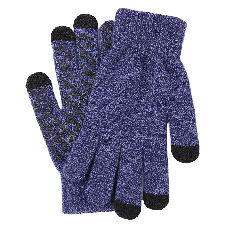 On Sale Now Custom Design Logo  Light Weight  warm winter couple plus velvet thick wool anti-slip  touch screen Gloves