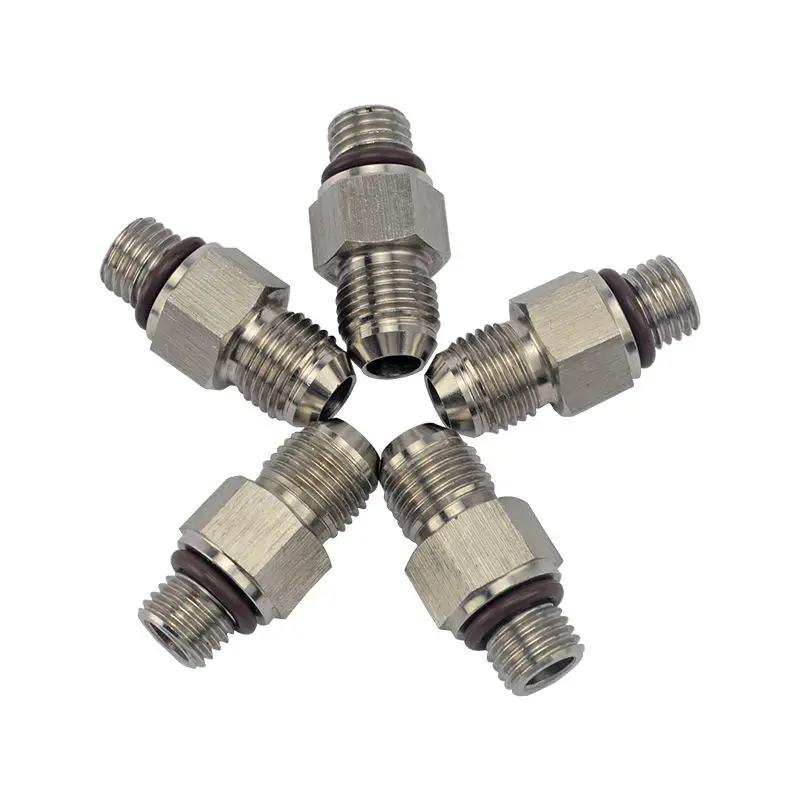 AN6  Stainless Steel Banjo Eye Brake PTFE Hose Fitting/Hose Ends Adapter For Car Auto Motorcycle 180 Degree/90 Degree/45Degree