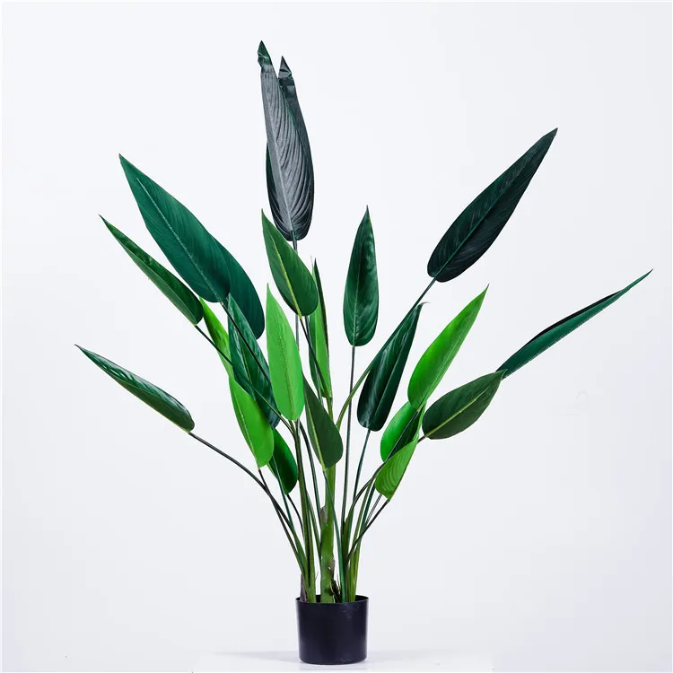 wholesale artificial plant tree  artificial green sky bird plant  banana tree home/office decoration